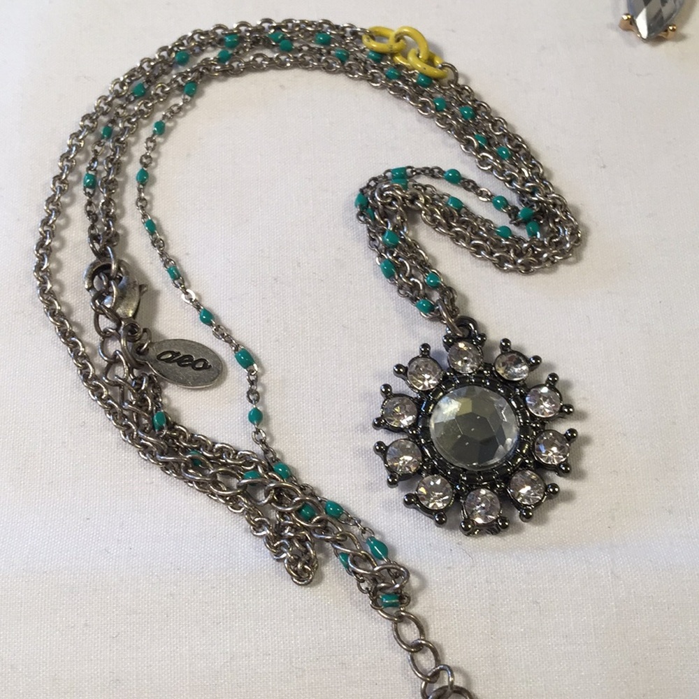 Cleo rhinestone necklace